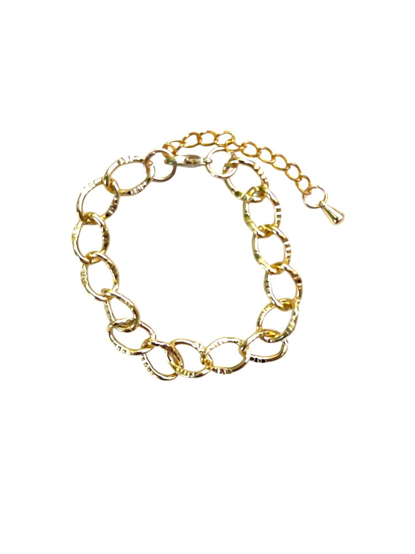 Twisted Oval Chain Bracelet