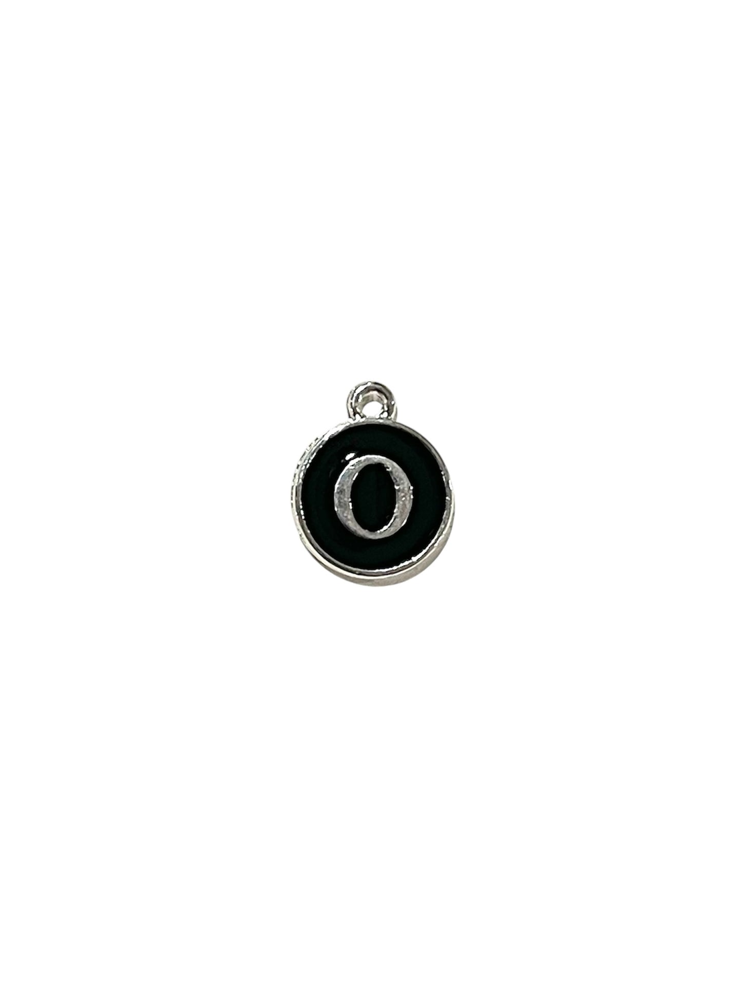 Black + Silver Letter Charms