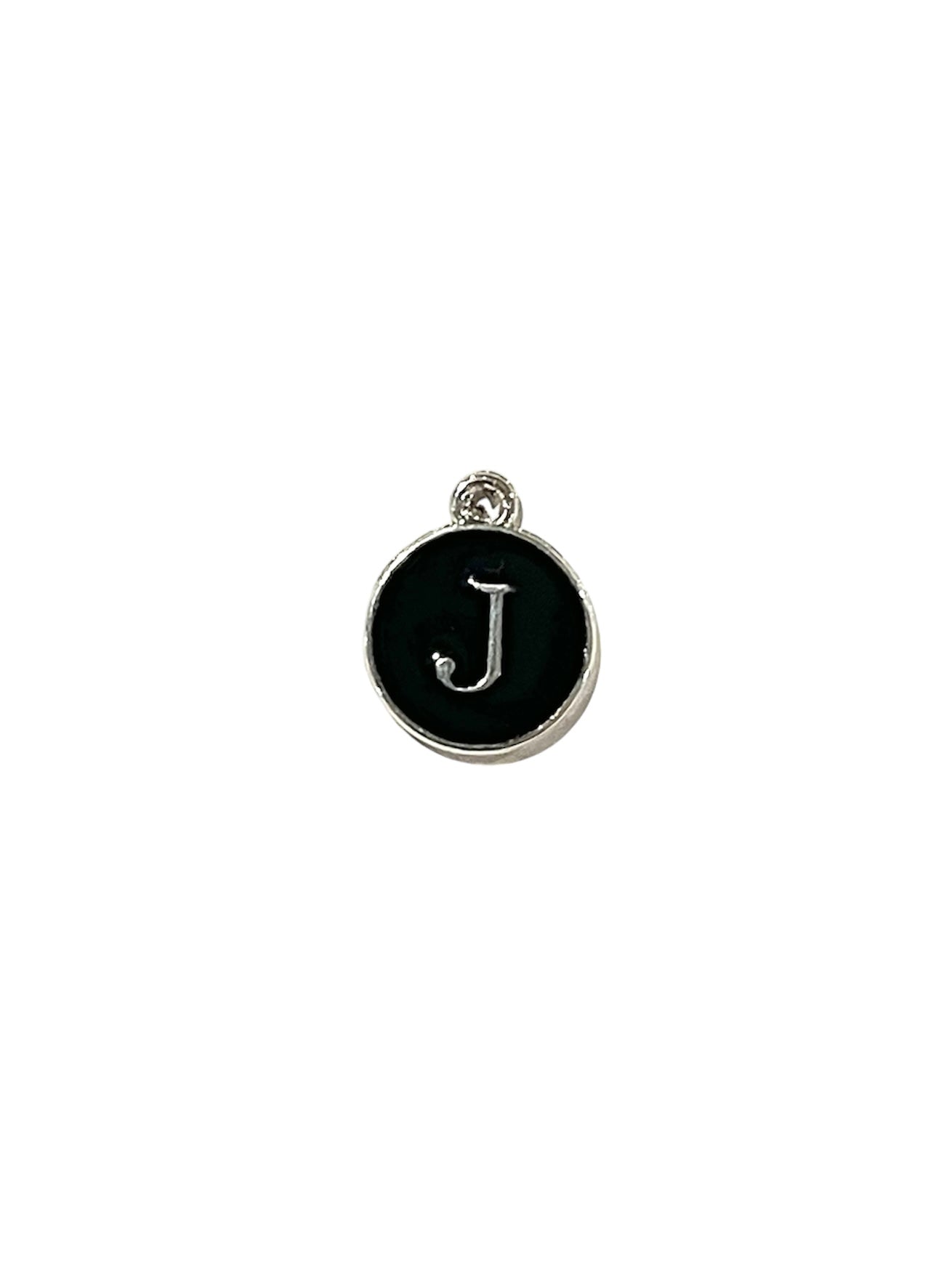 Black + Silver Letter Charms