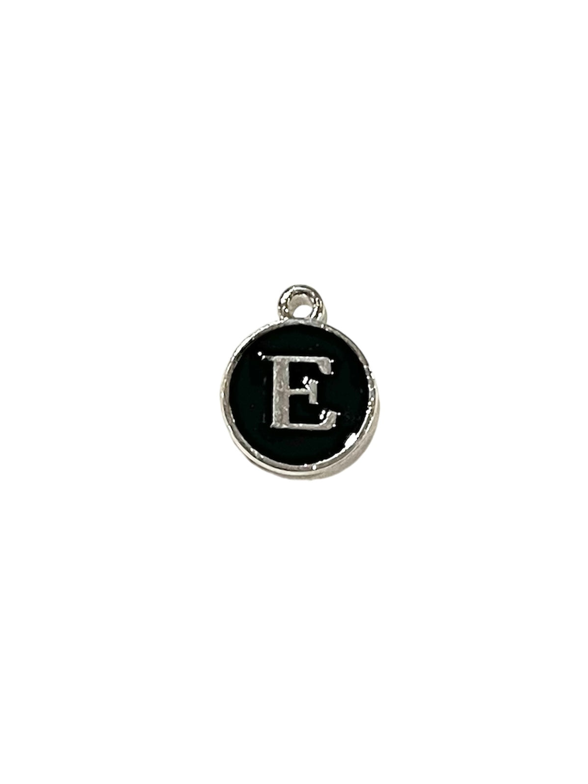 Black + Silver Letter Charms