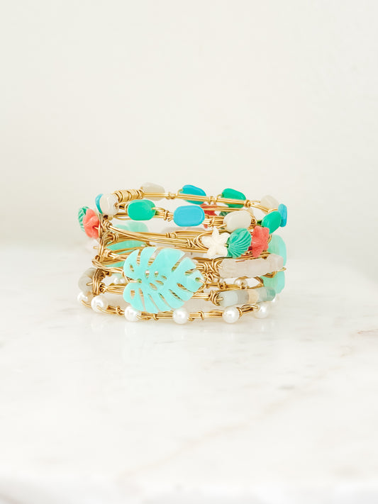 Ocean Breeze Bangle Set