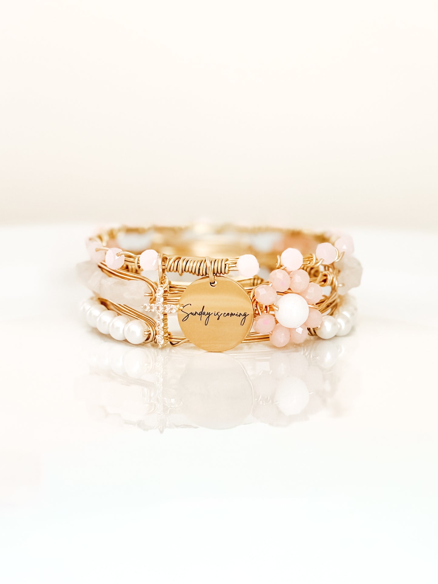 Sunday Is Coming Bangle Set