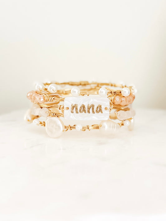 Neutral Customizable Nana Bangle Set