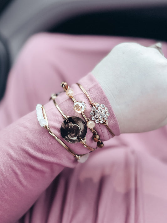 Custom Ultrasound Photo Bangle Set