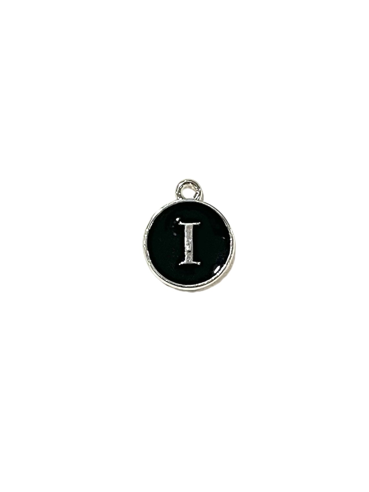 Black + Silver Letter Charms