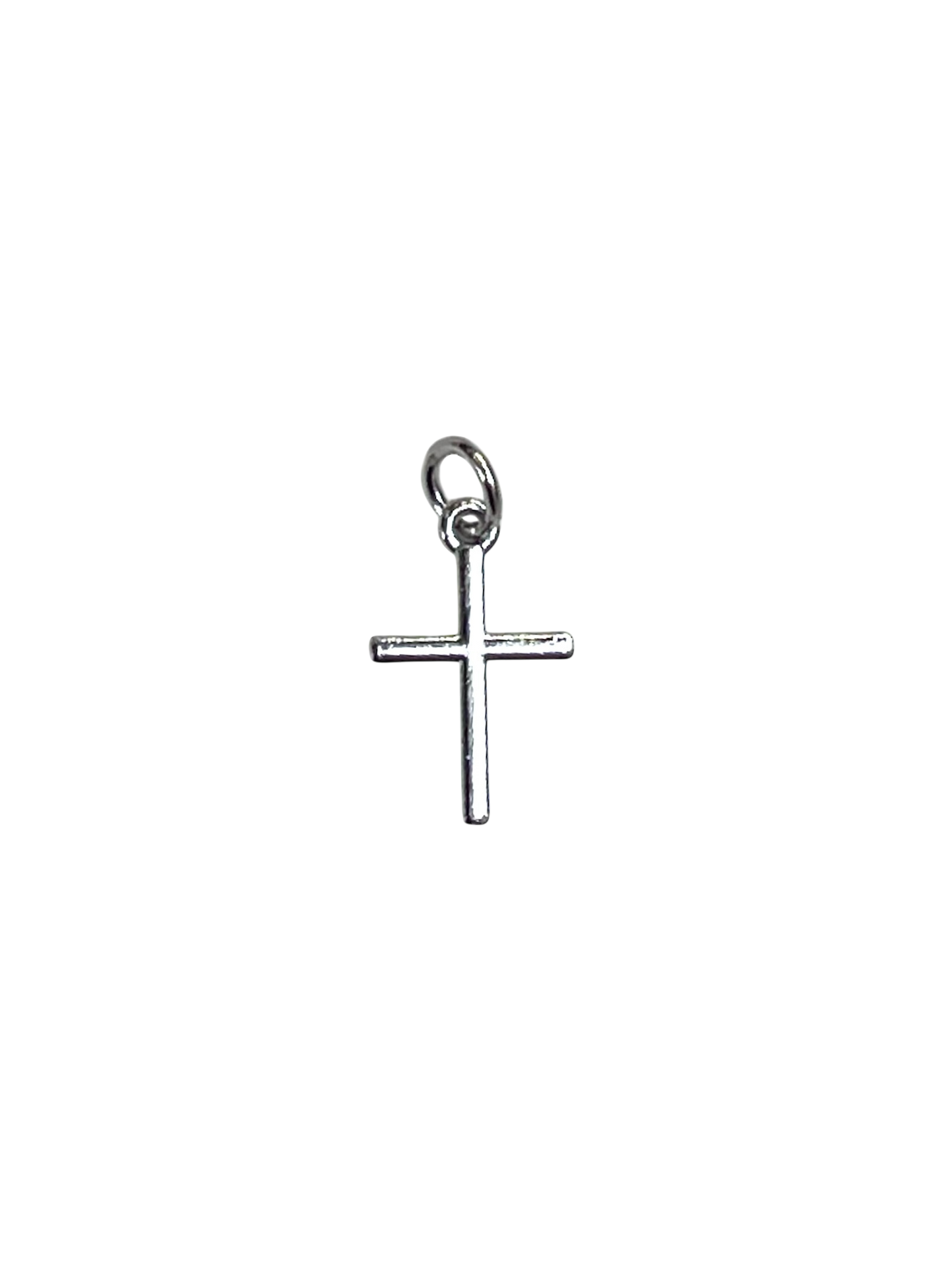 Silver Cross Charm