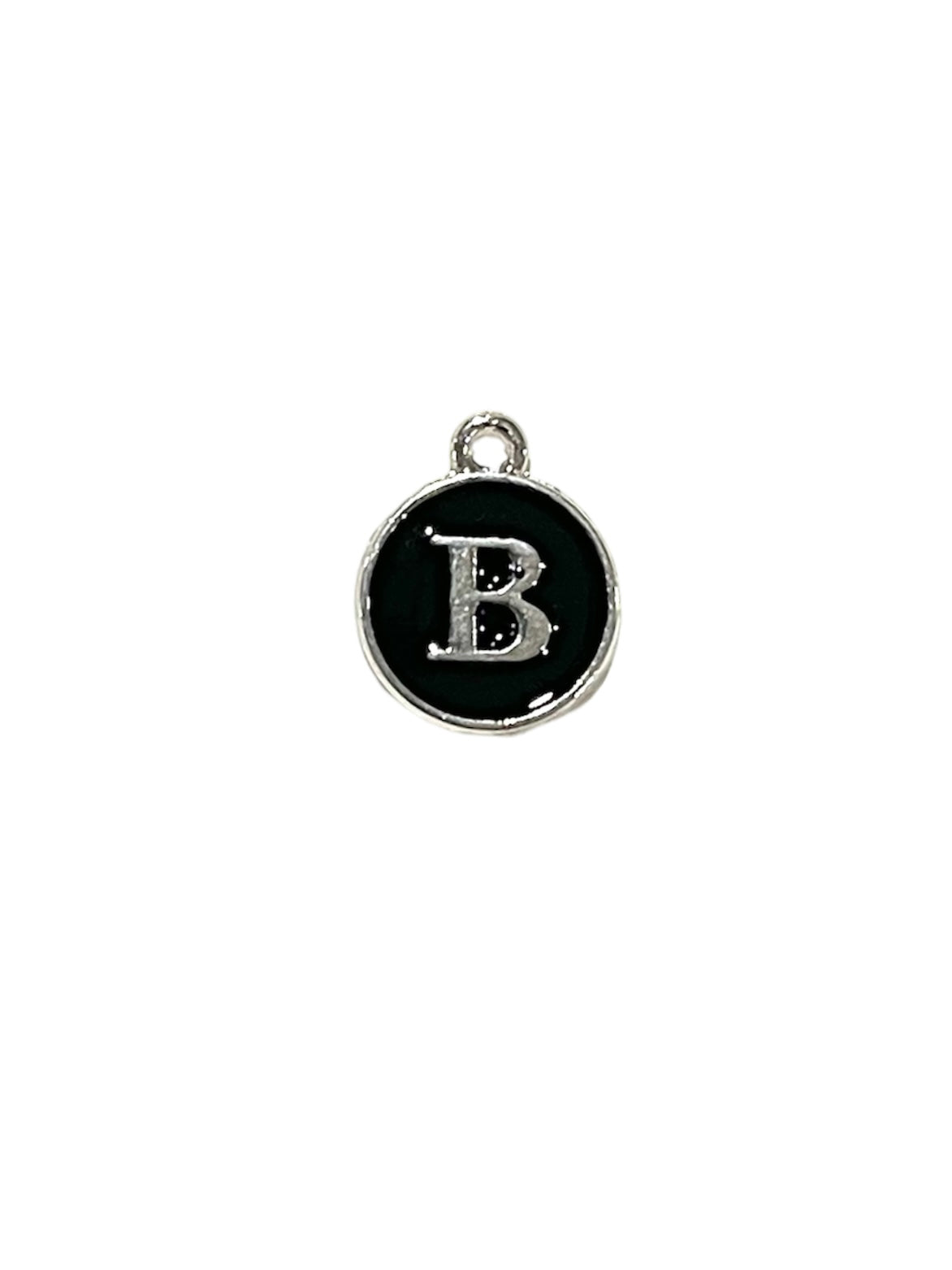 Black + Silver Letter Charms