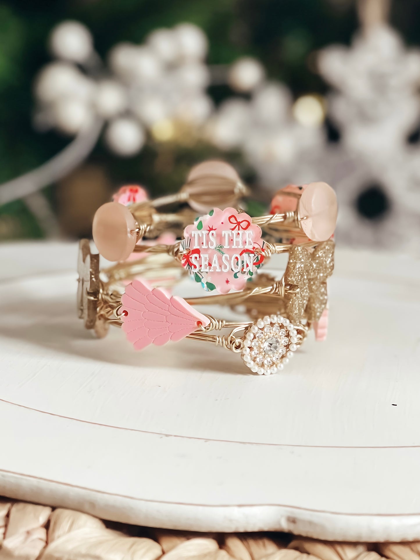 Tis The Season Christmas Bangle Set