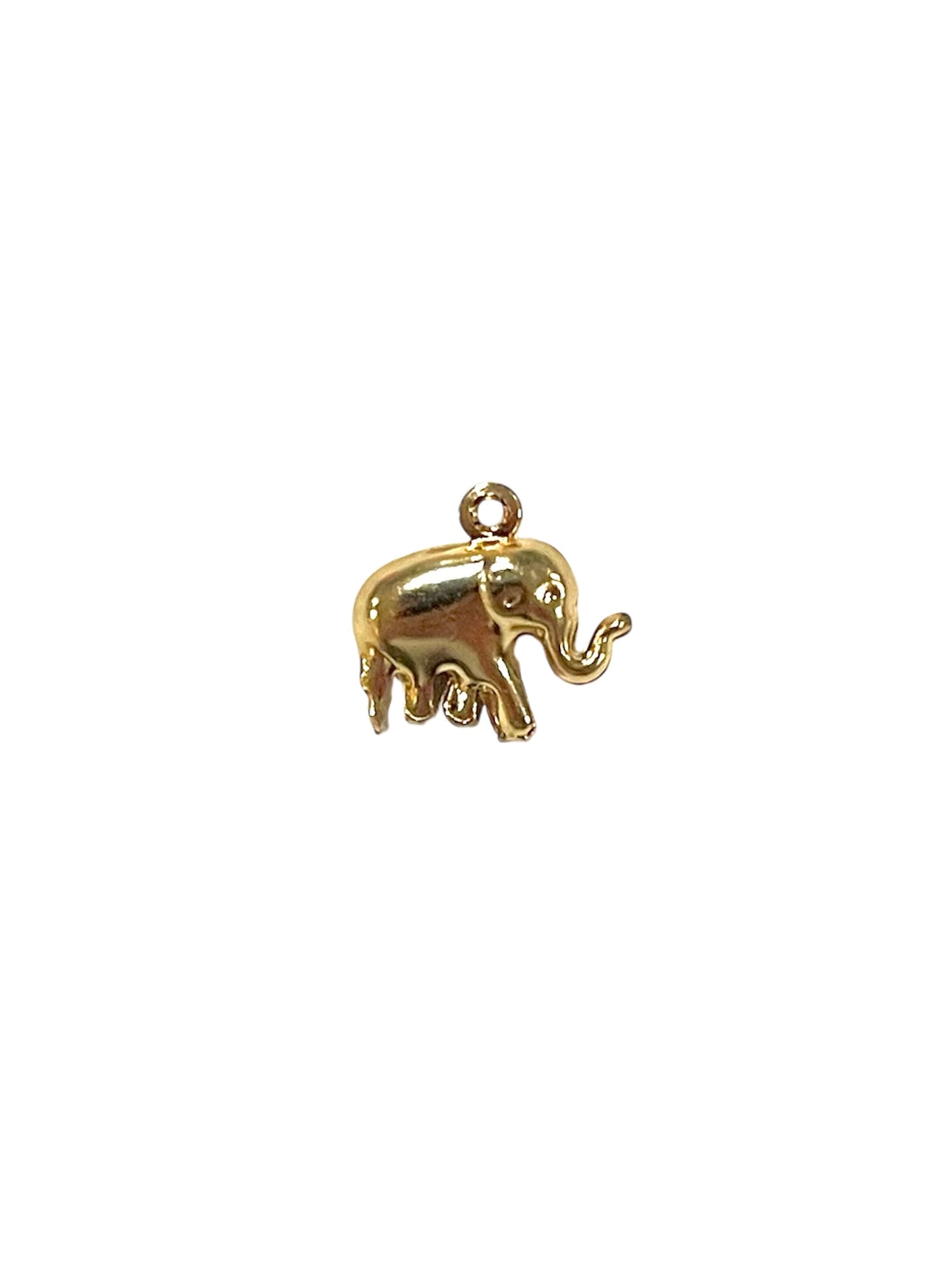 Gold Elephant Charm
