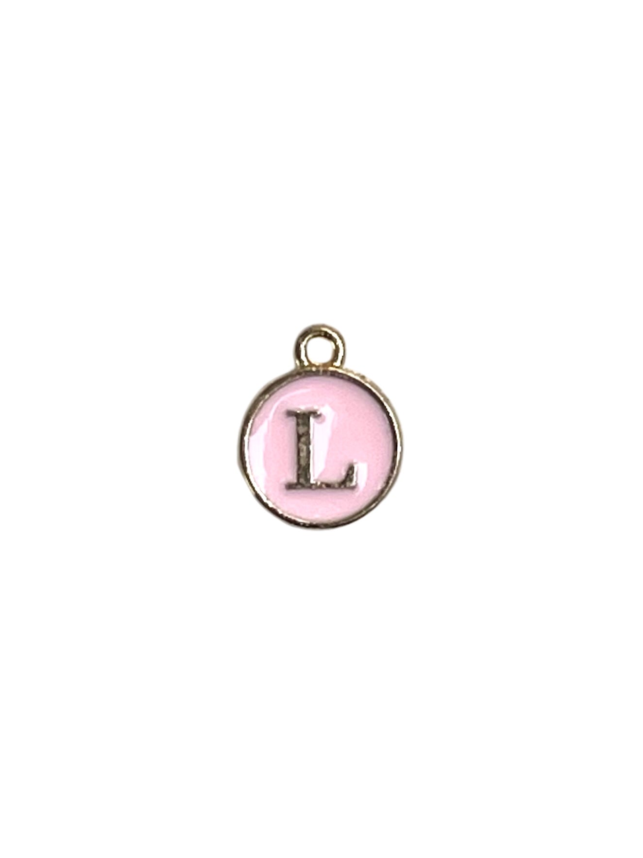 Light Pink Letter Charms