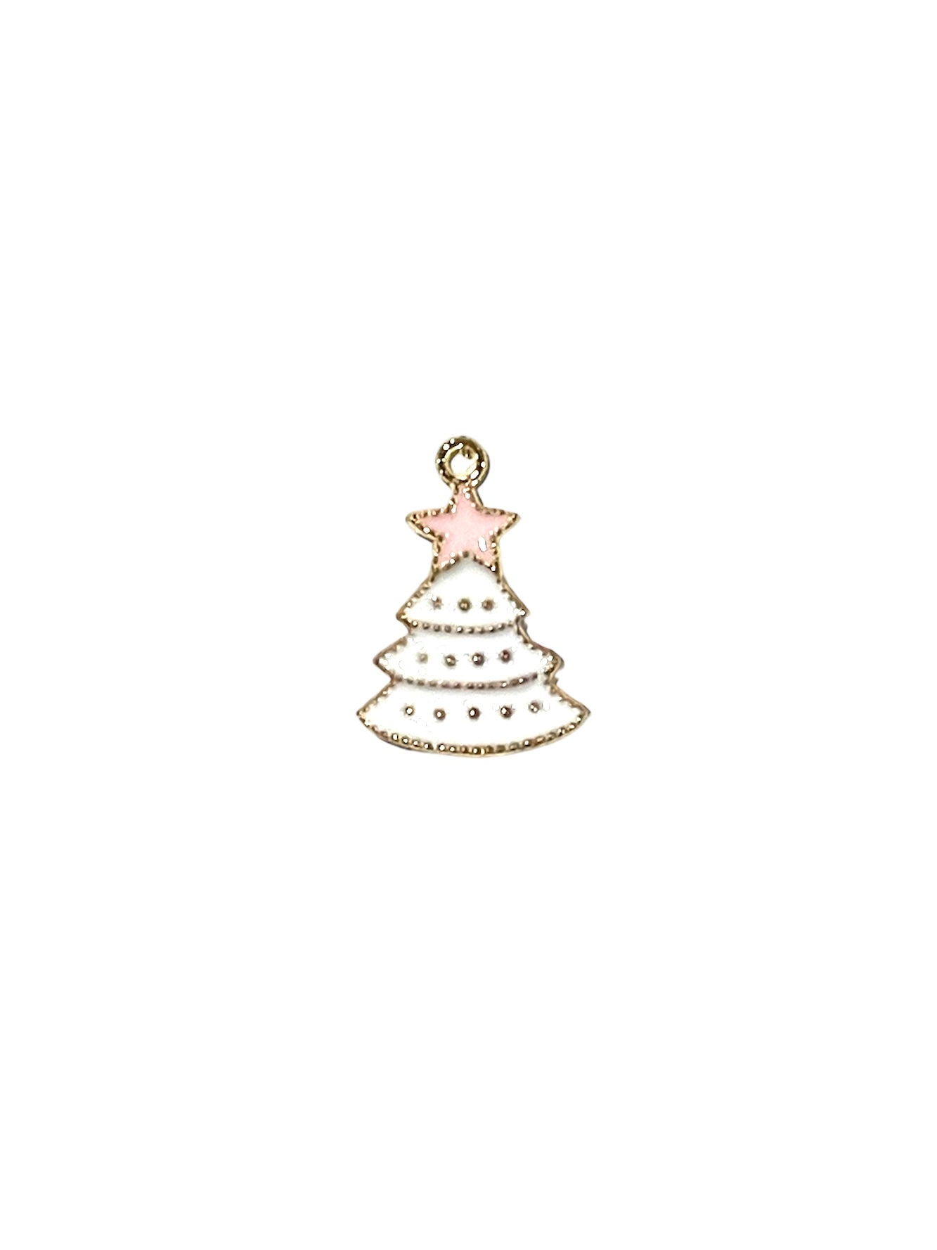 Pink Christmas Charms