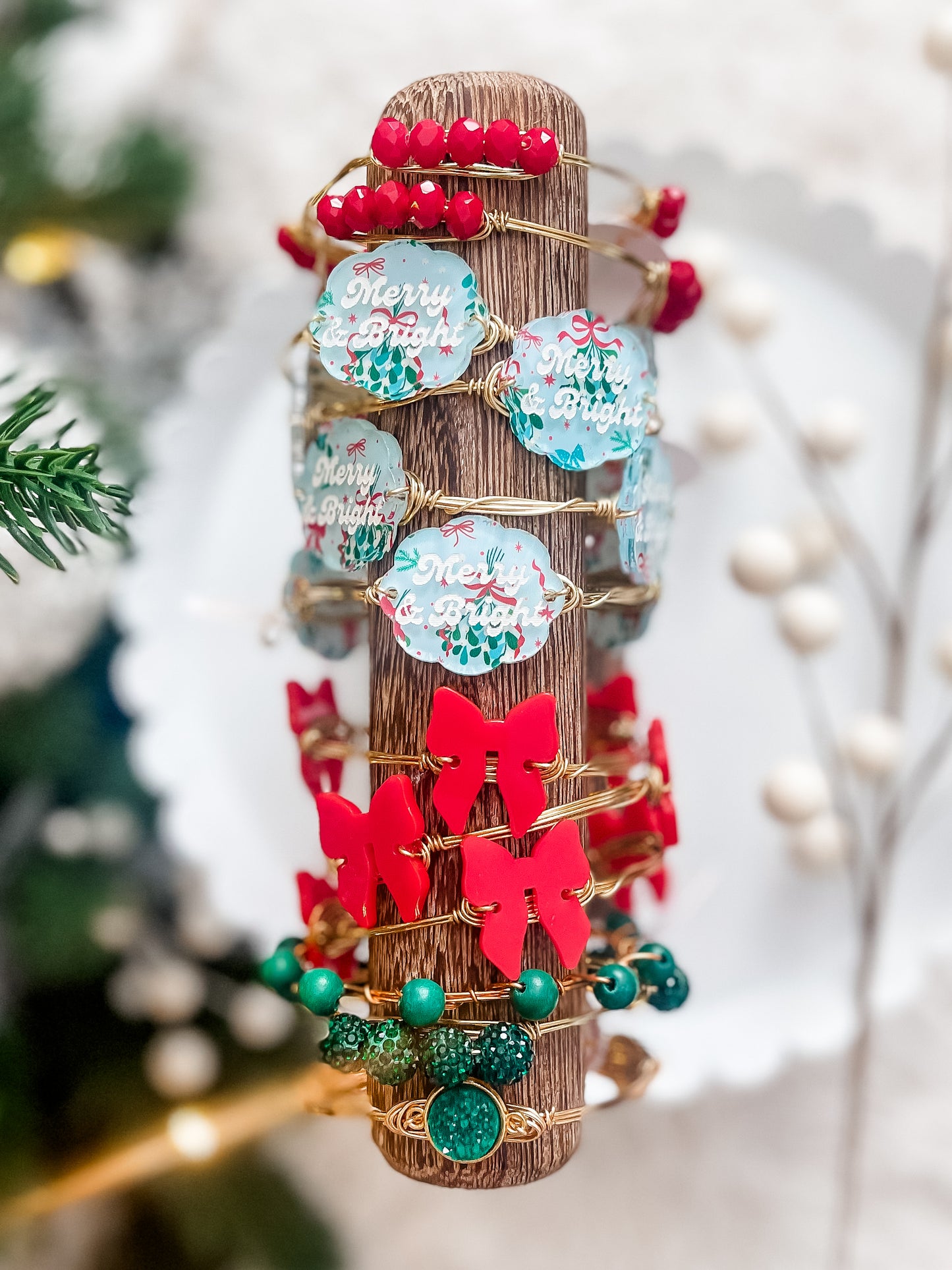 Merry & Bright Christmas Bangles