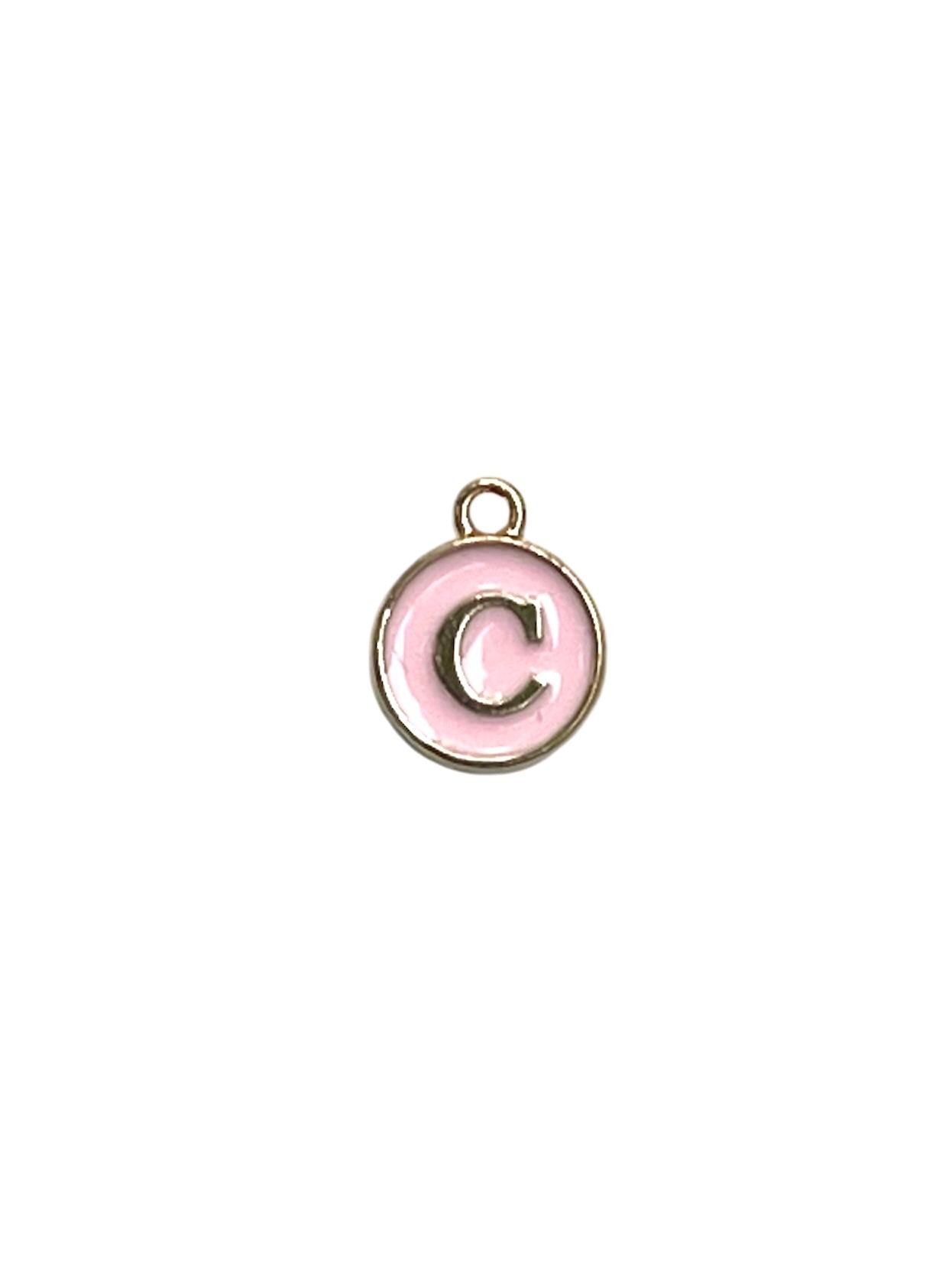 Light Pink Letter Charms