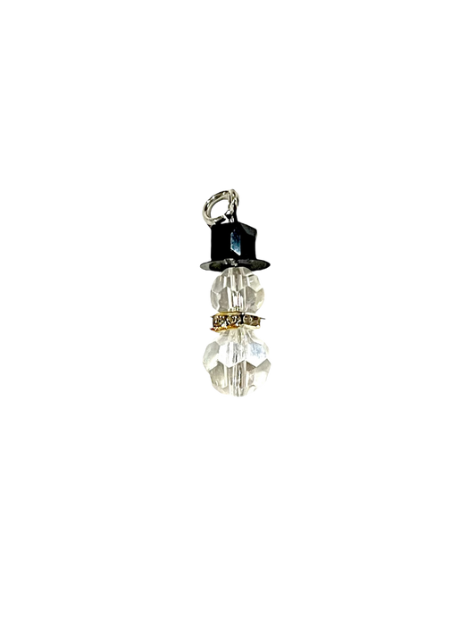 Crystal Snowman Charms