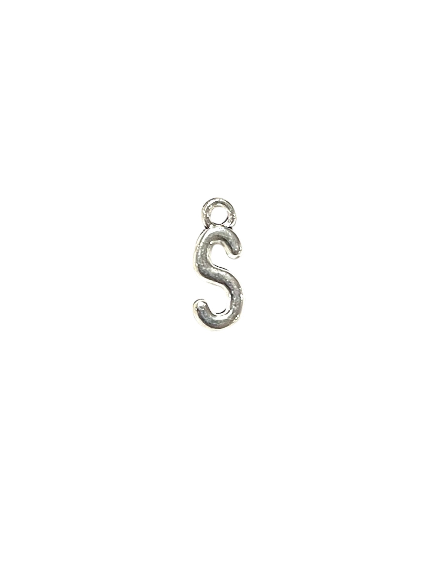 Silver Letter Charms