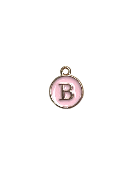 Light Pink Letter Charms