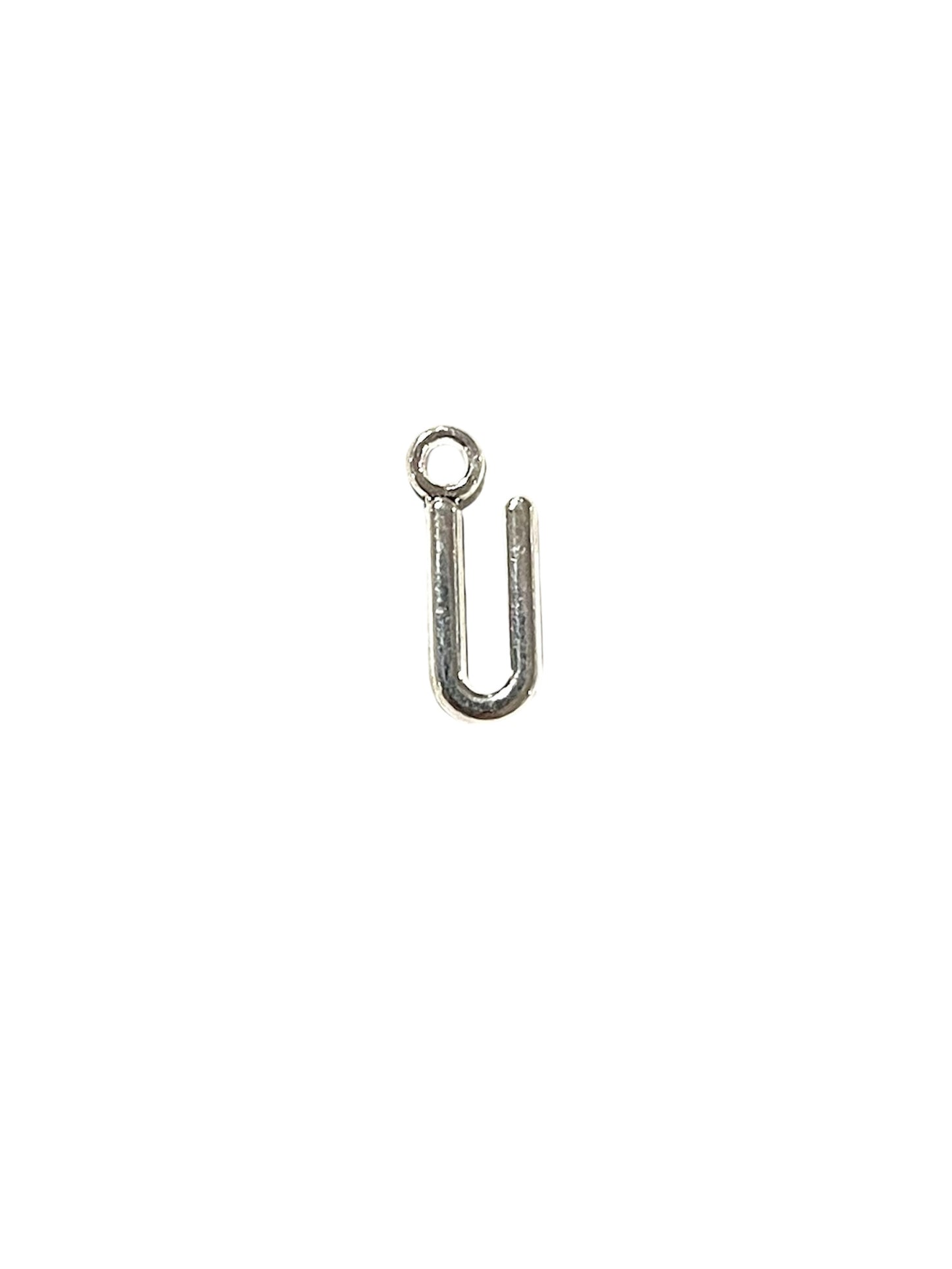 Silver Letter Charms