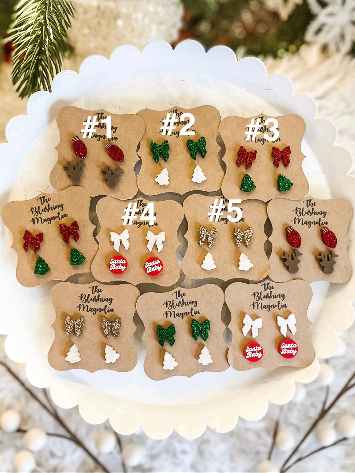 Christmas Stud Earrings