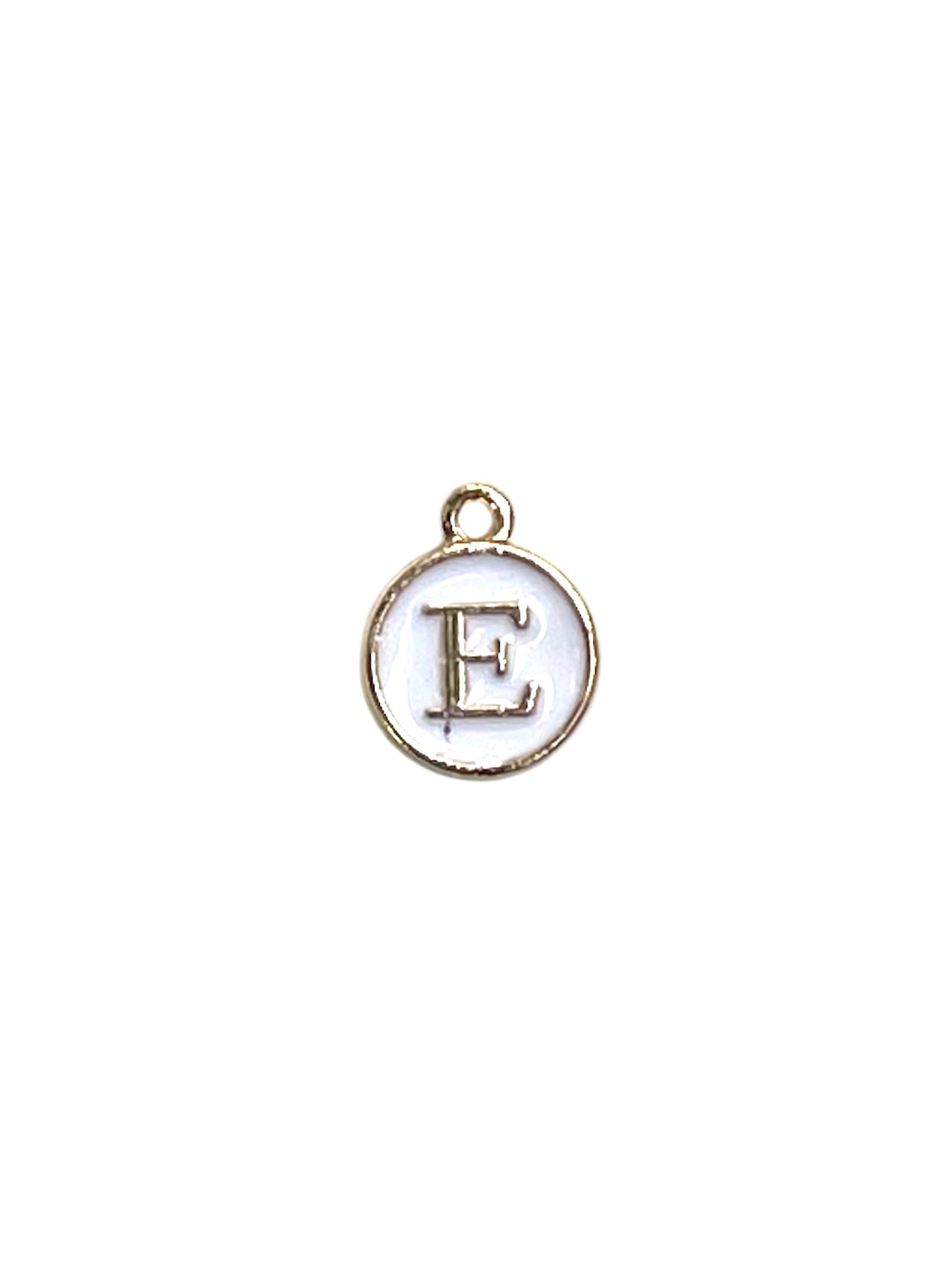 White Letter Charms