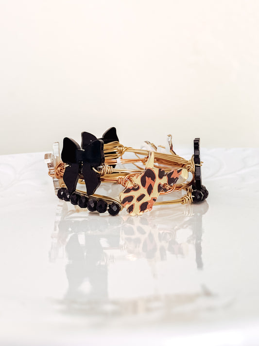 Size Small + Large Leopard Print WV Set of 3