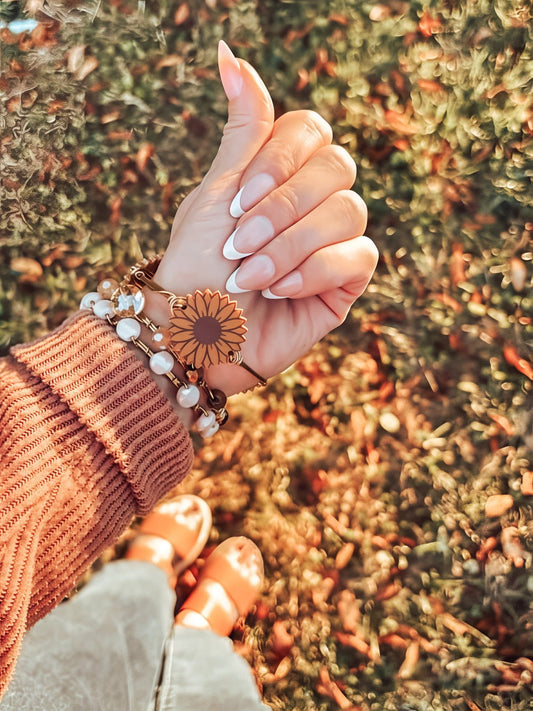 Fall Sunflower Bangle Set