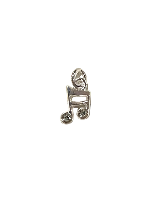 Silver Musical Note Charms