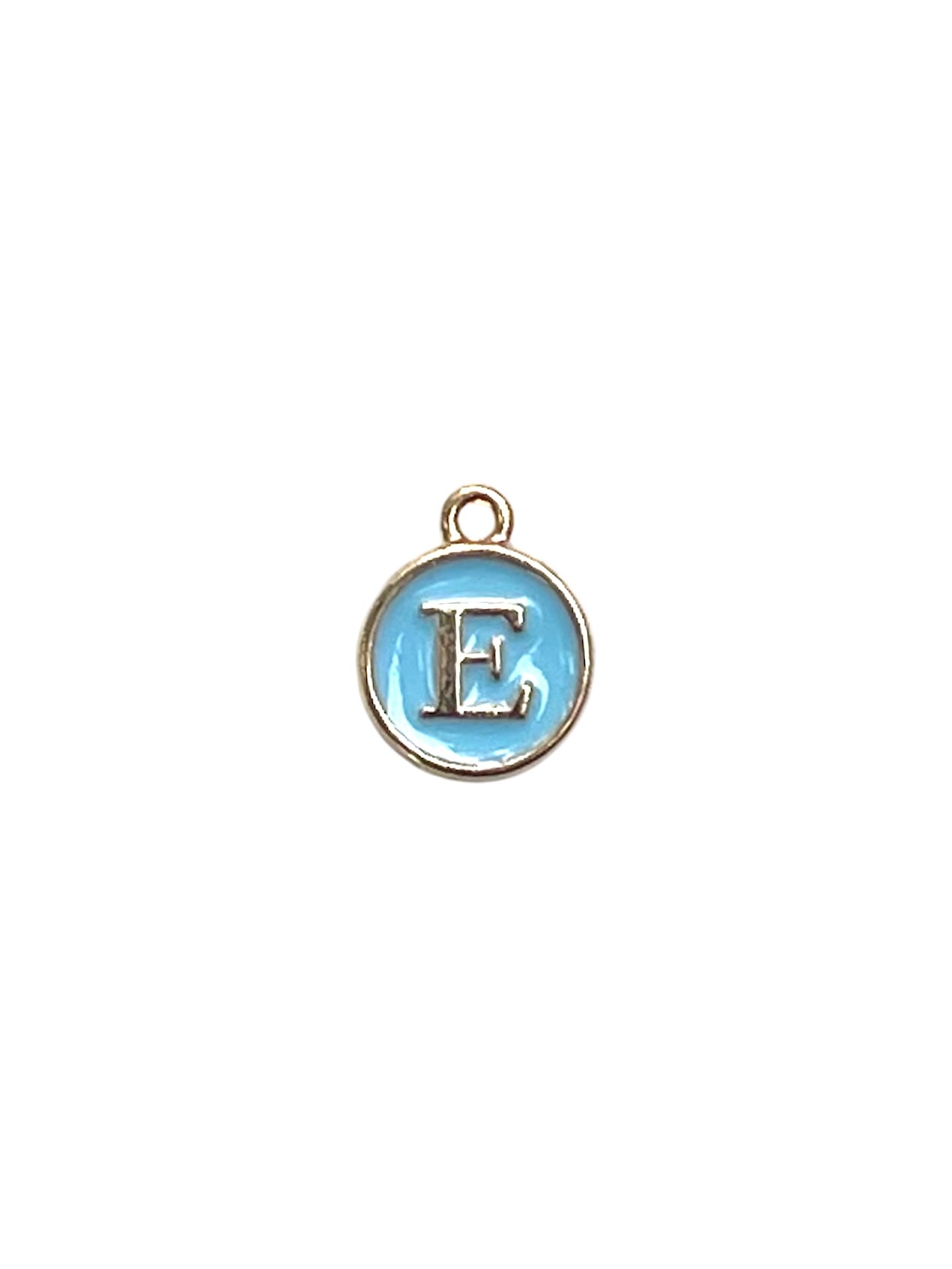 Light Blue Letter Charms