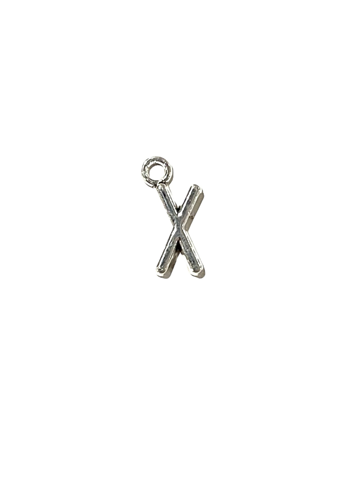 Silver Letter Charms
