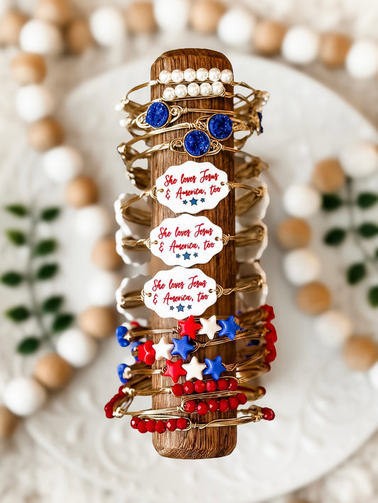 4th of July Bangles