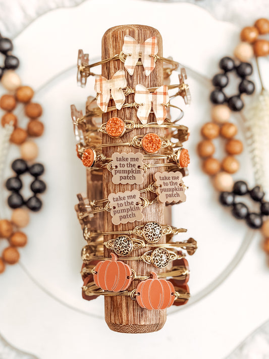 Fall Pumpkin Patch Bangles