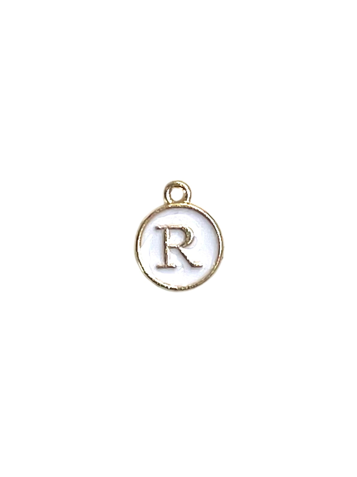 White Letter Charms