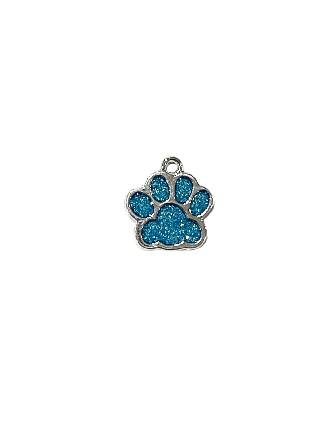 Glitter Pawprint Charms