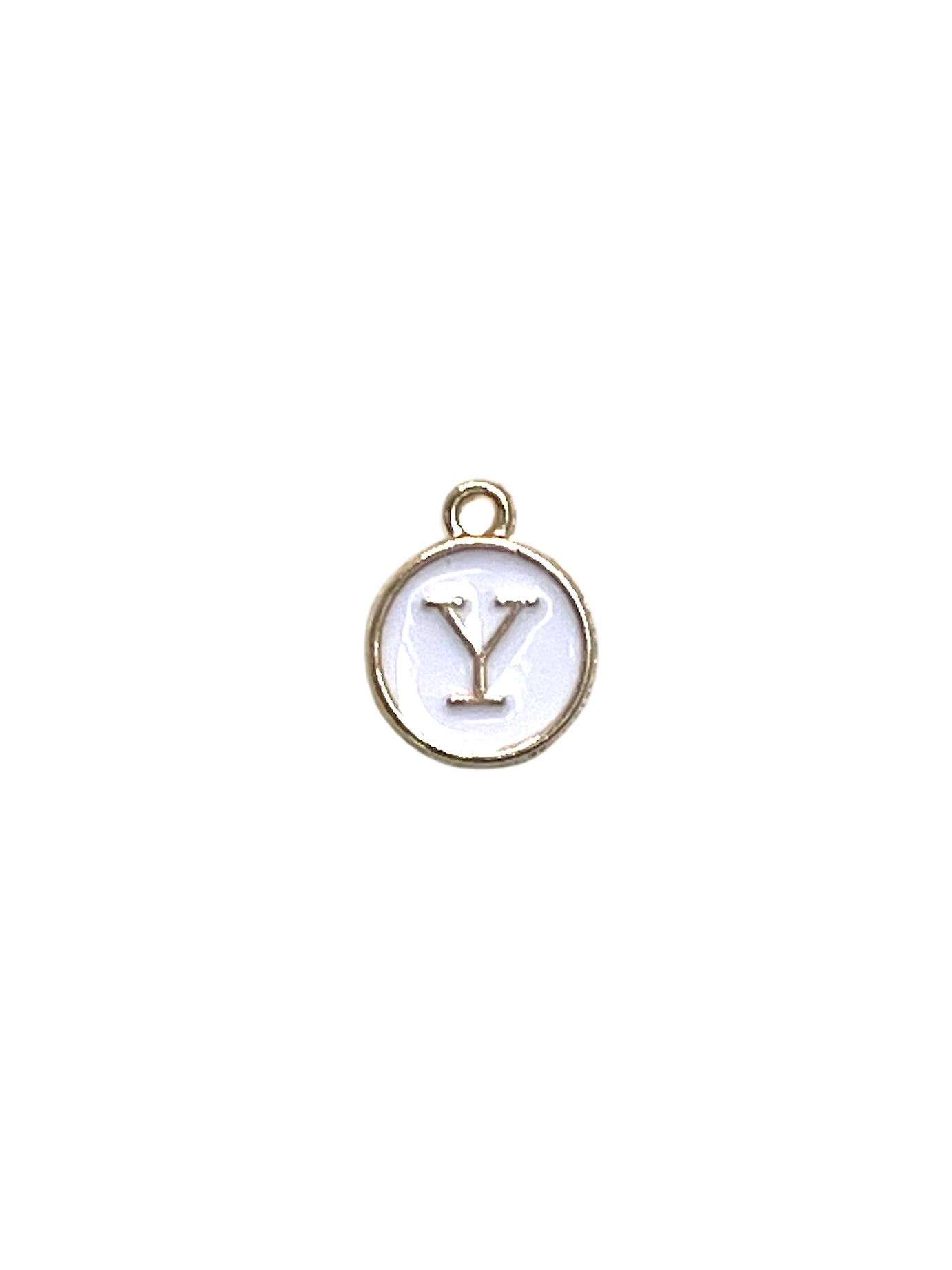White Letter Charms