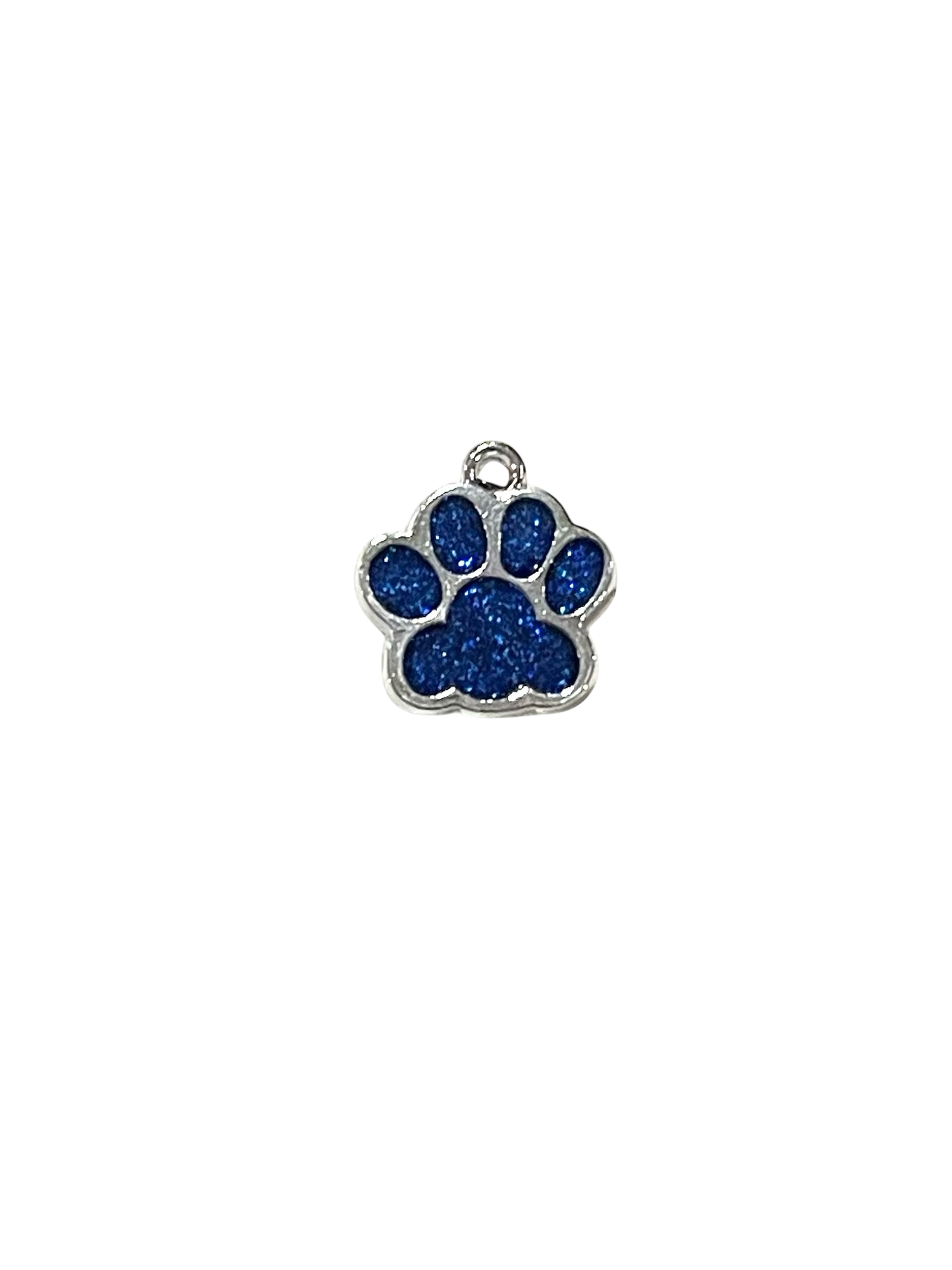 Glitter Pawprint Charms