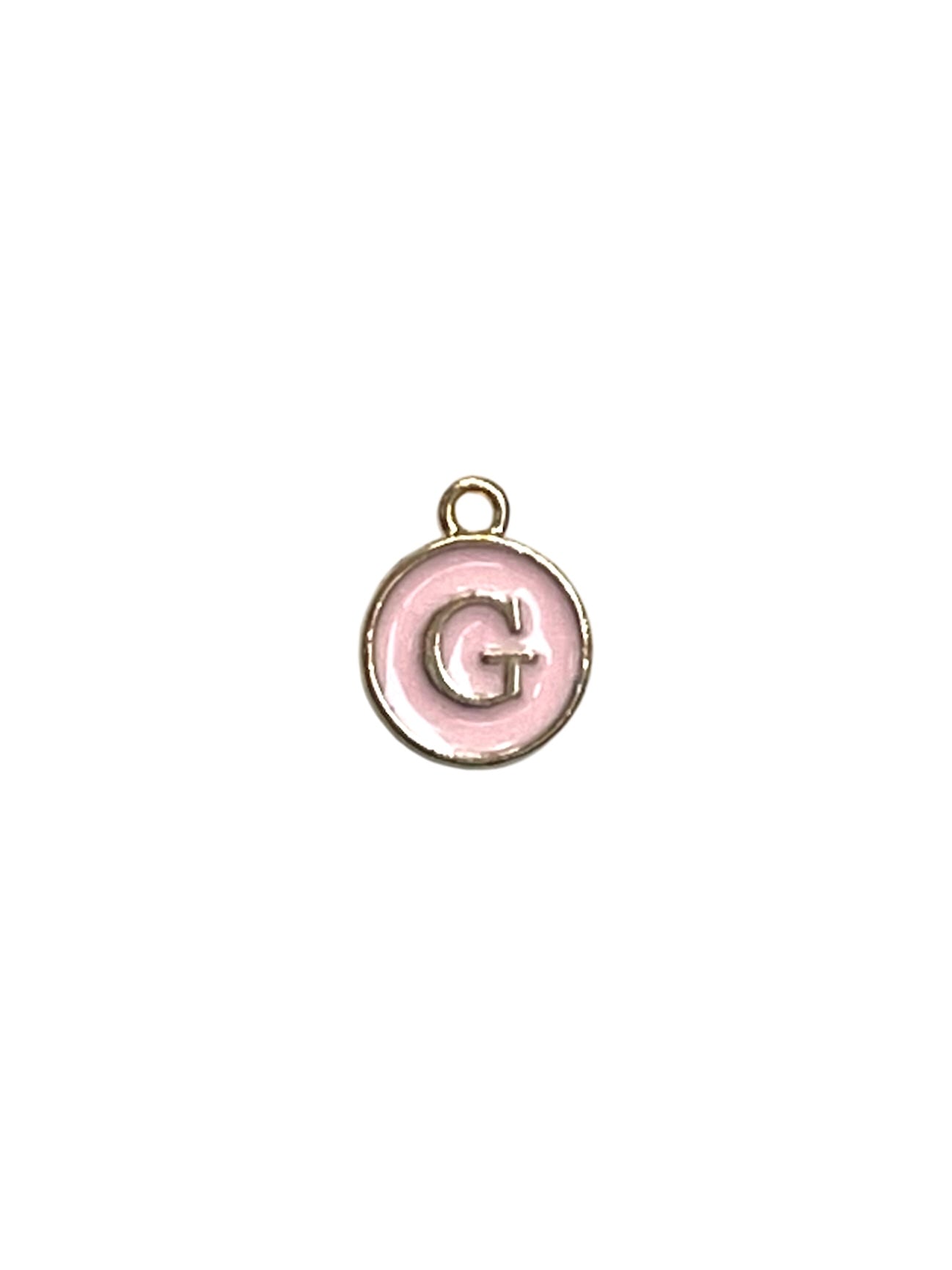 Light Pink Letter Charms