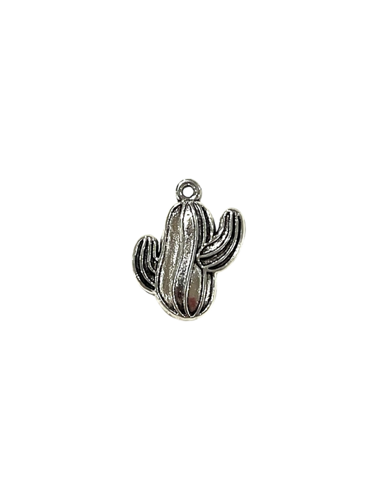 Silver Cactus Charms