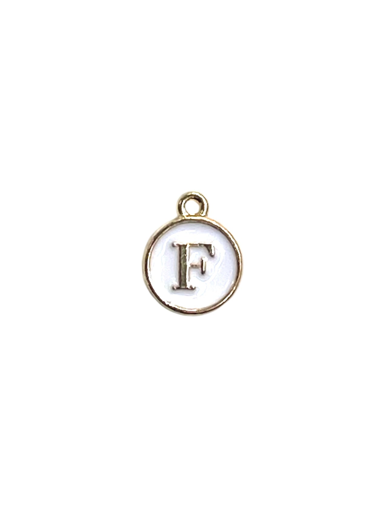 White Letter Charms