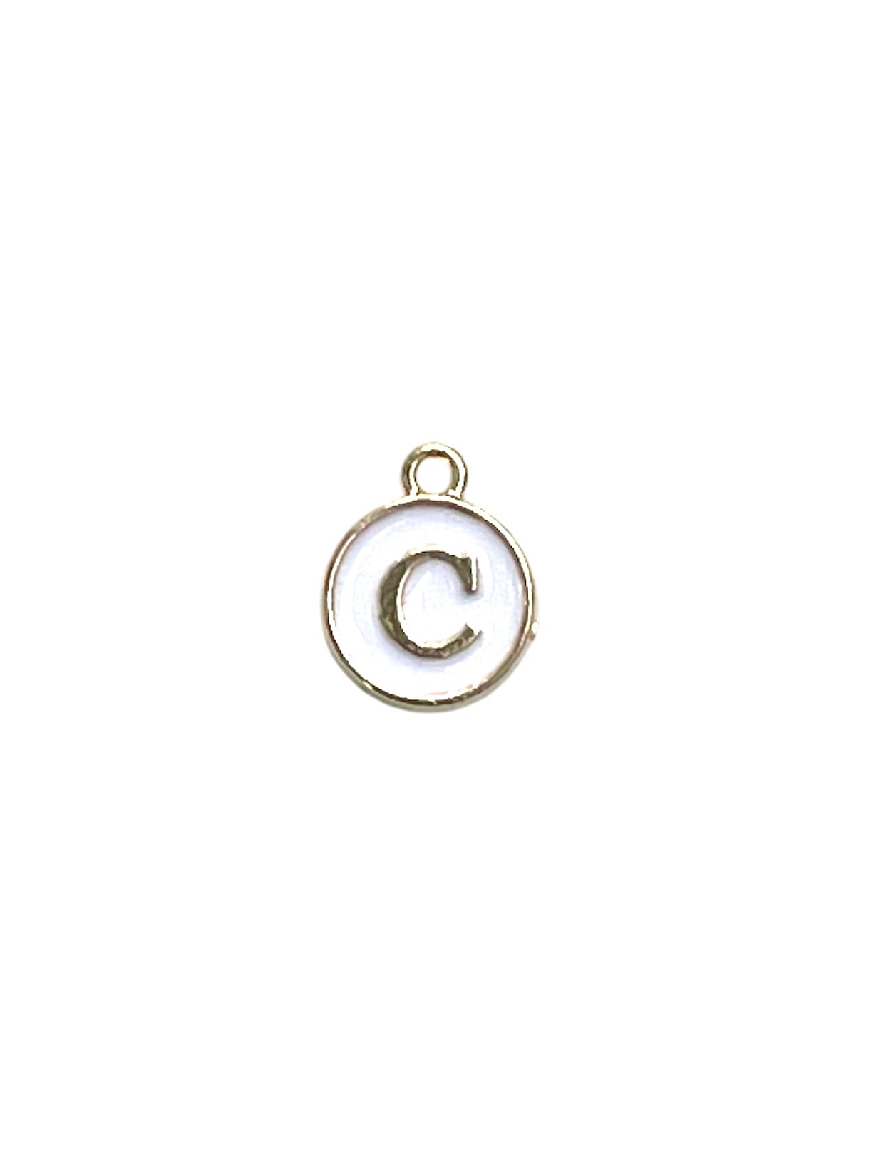 White Letter Charms