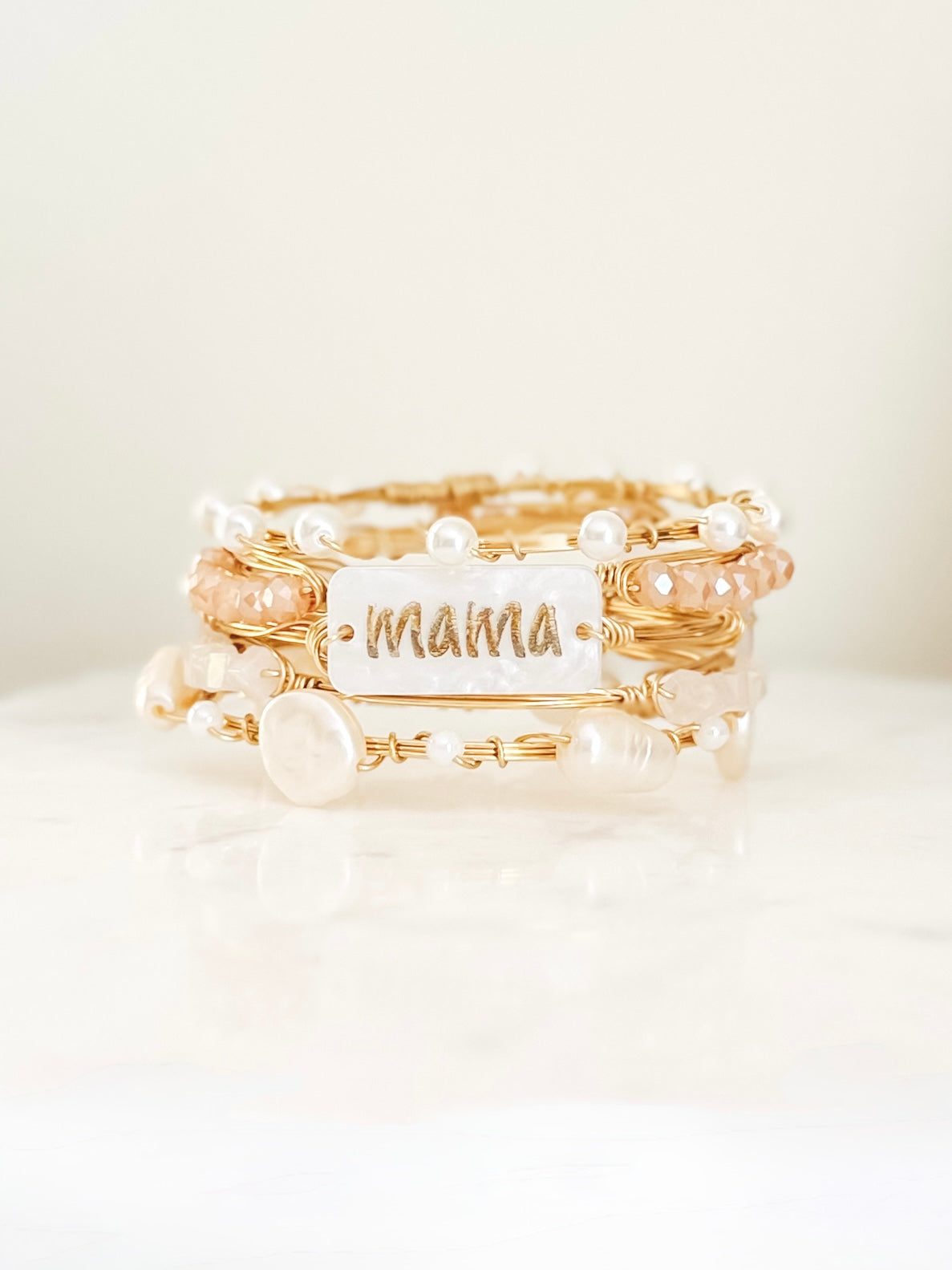 Neutral Mama Bangle Set