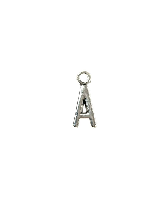 Silver Letter Charms
