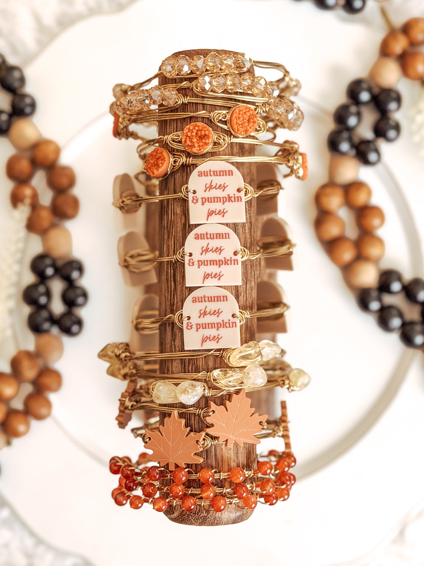 Autumn Skies & Pumpkin Pies Bangles