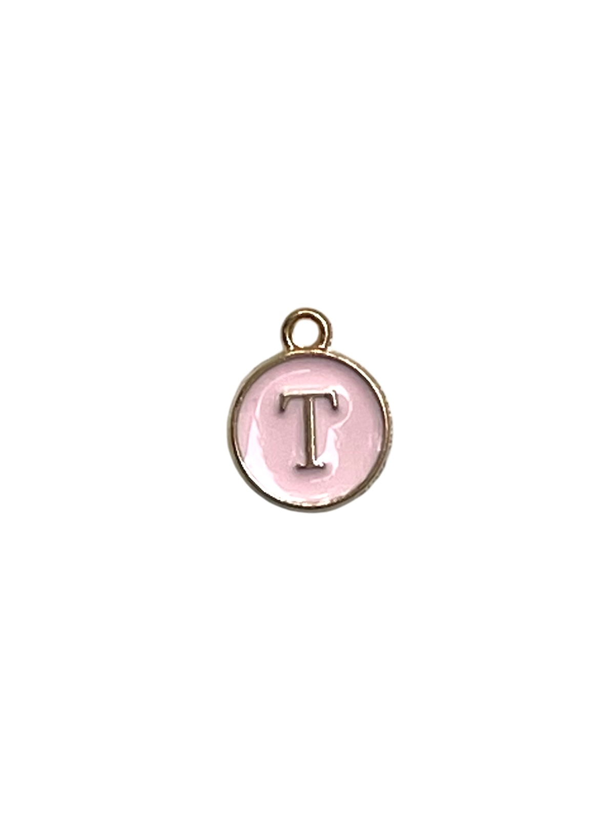 Light Pink Letter Charms
