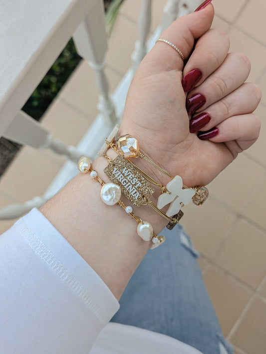 Neutral West Virginia Bangle Set
