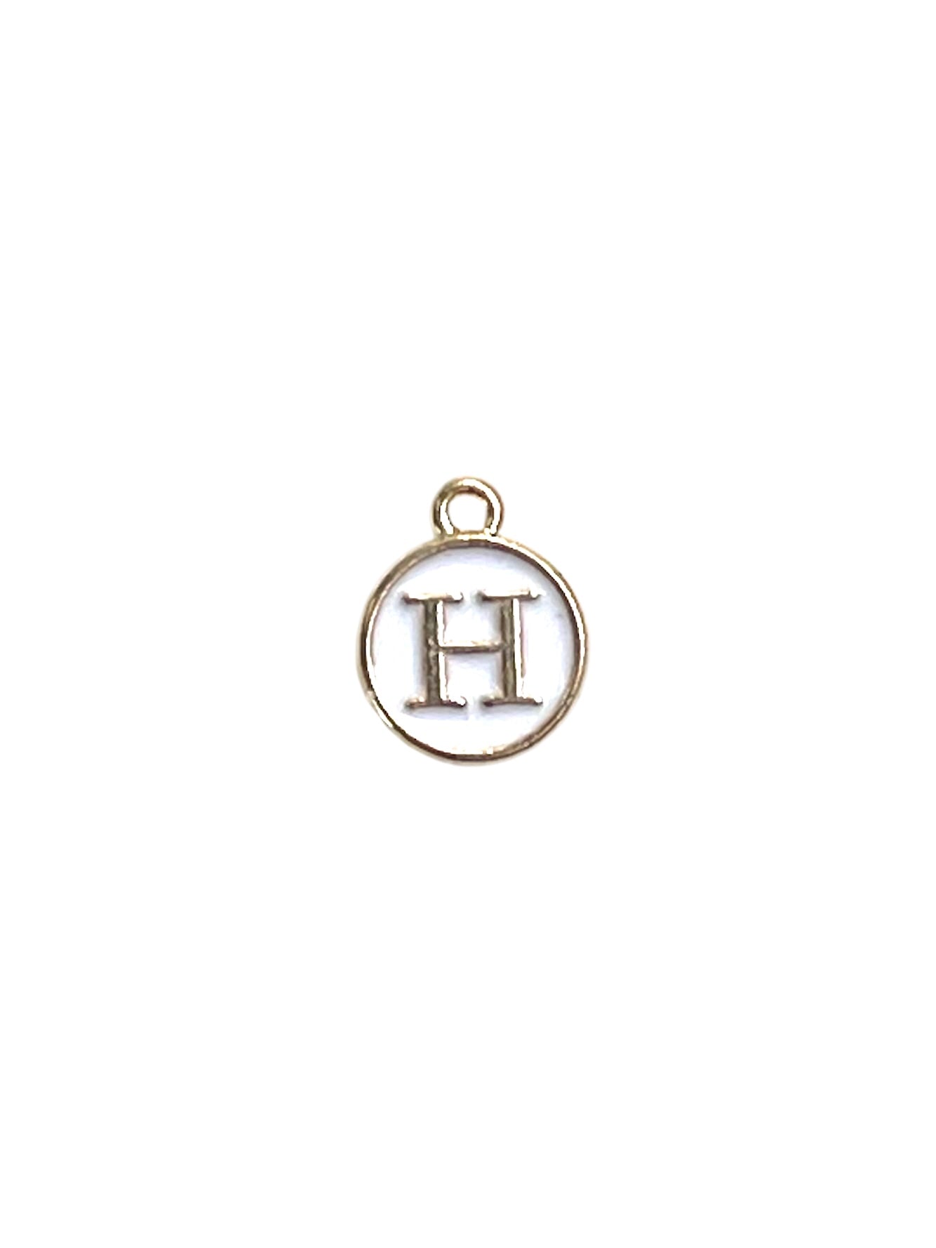 White Letter Charms