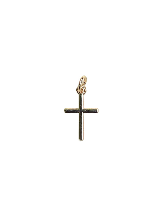 Gold Cross Charm
