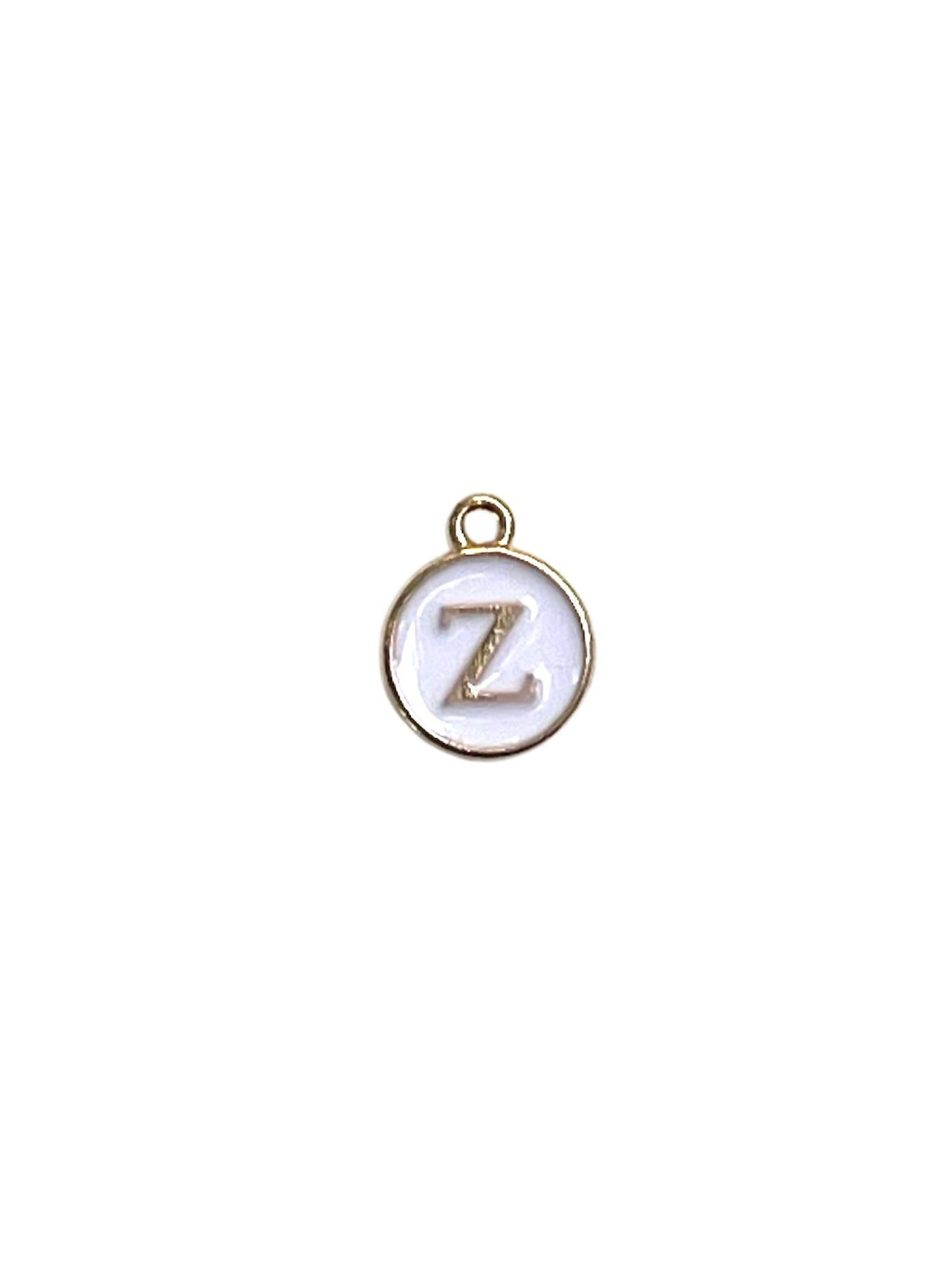 White Letter Charms