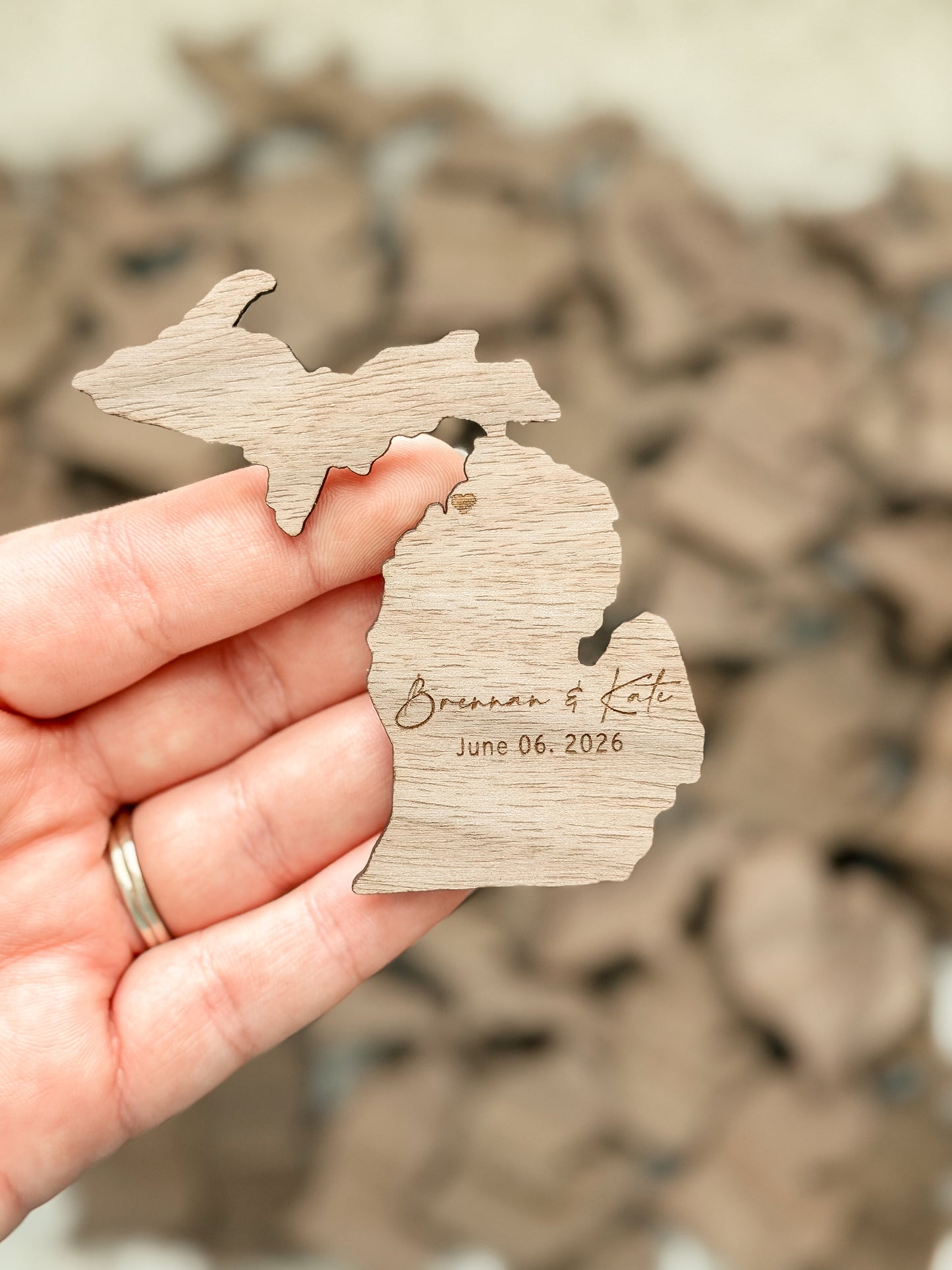 Custom Magnet Wedding Favors