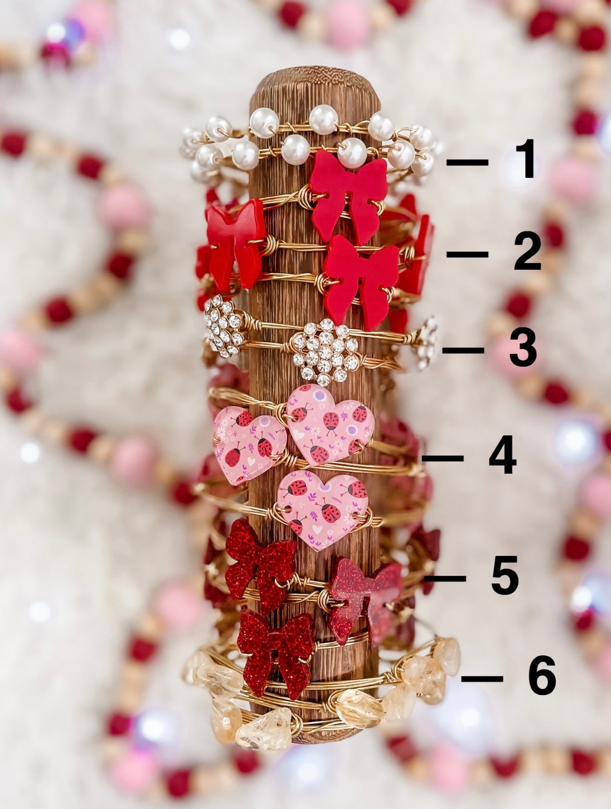 Red Valentine’s Day Bangles