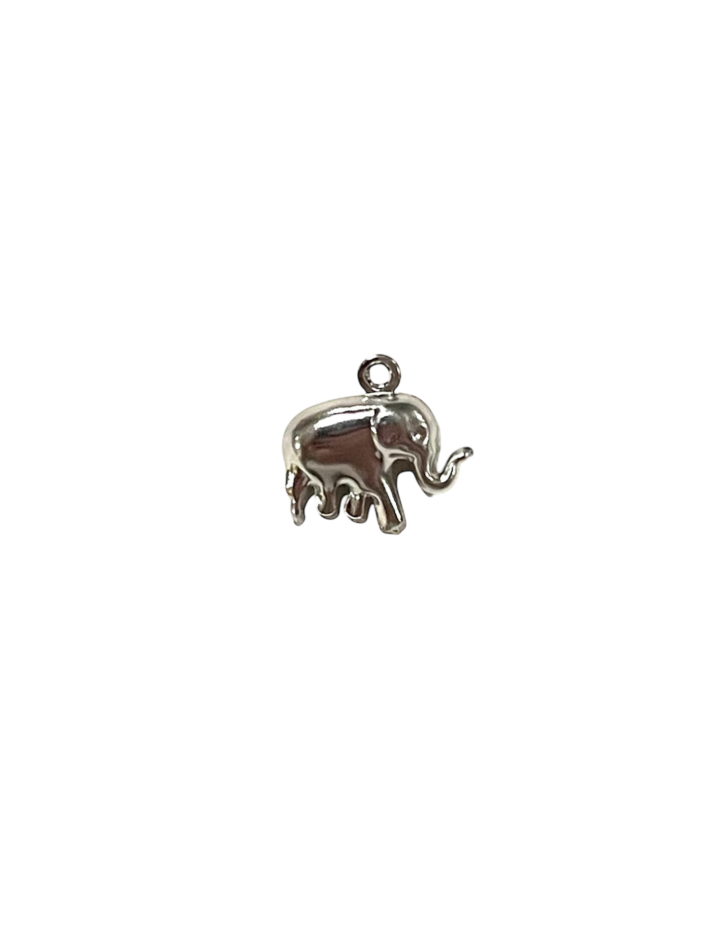 Silver Elephant Charm