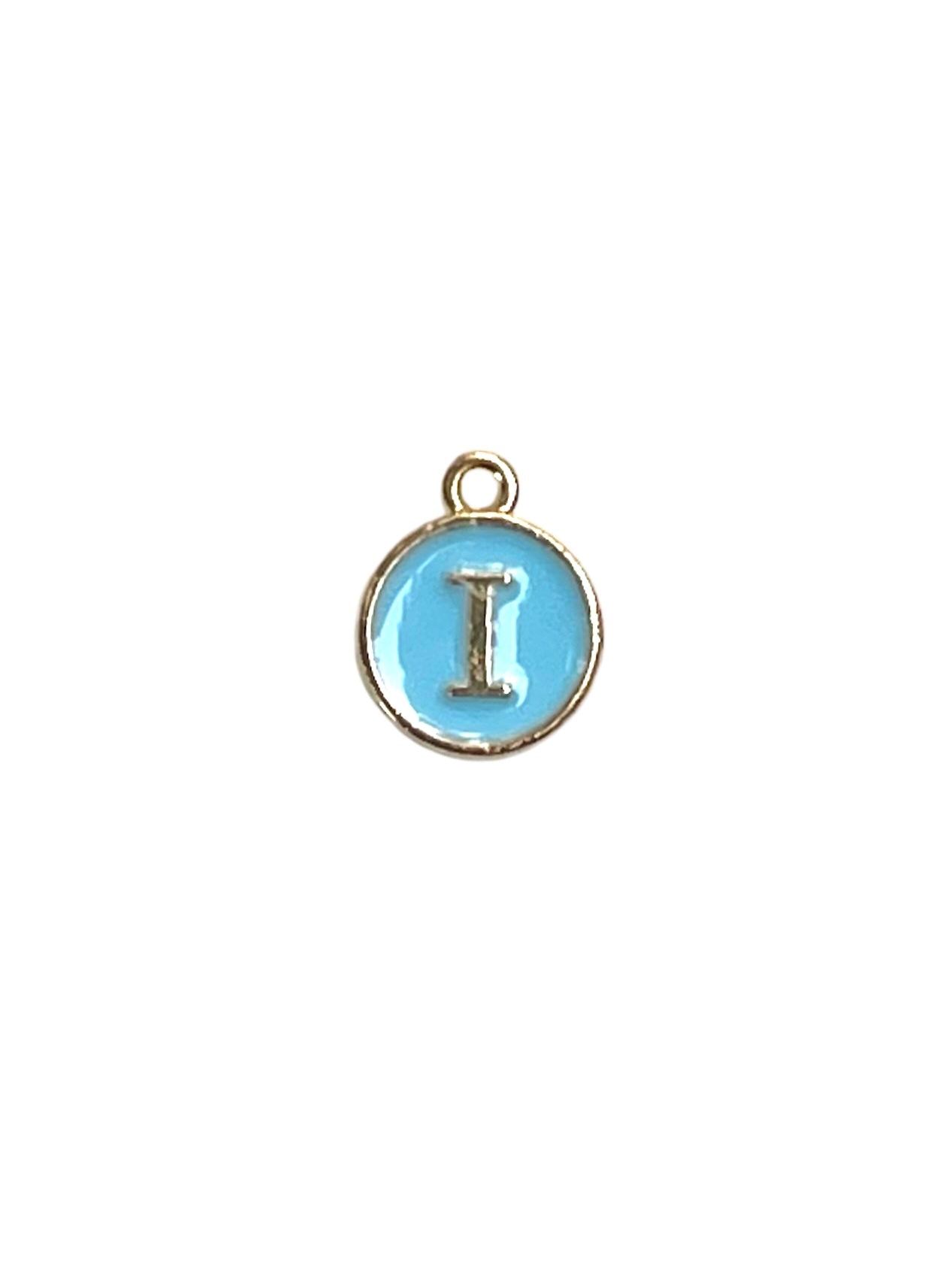 Light Blue Letter Charms